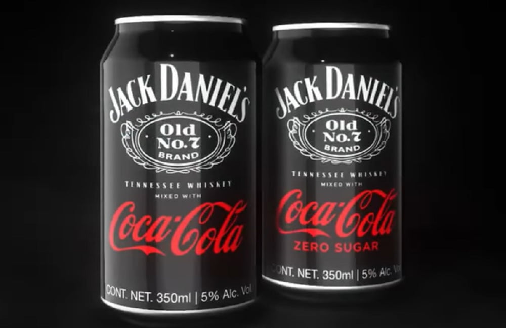 Coca Cola lança bebida alcoólica em parceria Jack Daniel s