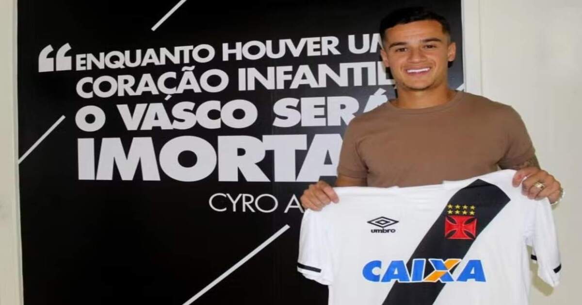 Philippe Coutinho de volta ao Vasco Confira os títulos do jogador