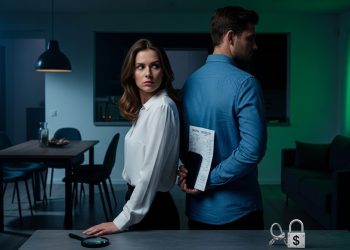 4 sinais de que seu parceiro esconde um segredo financeiro e como identificar