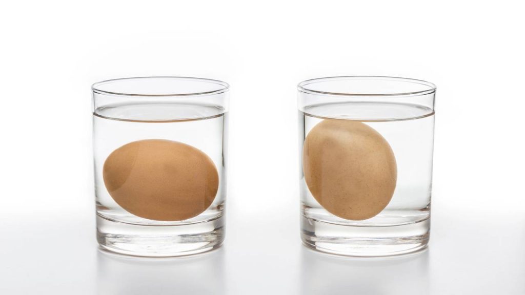 O teste mais confiável para saber se o ovo está bom ou estragado