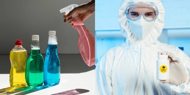 A substância perigosa que foi banida, mas ainda aparece em produtos de limpeza