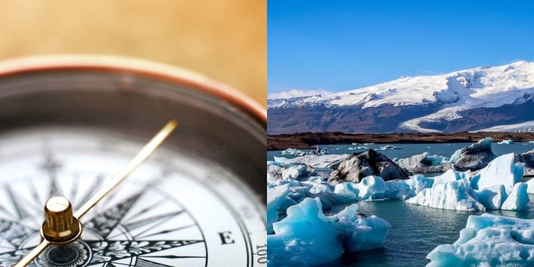 O que realmente acontece com uma bússola quando ela chega ao Polo Sul