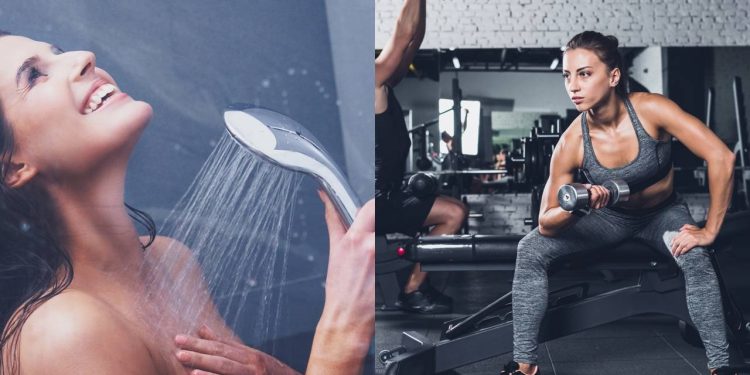 O que acontece se você tomar banho gelado após um treino intenso