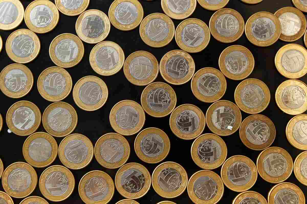 Moedas de um real