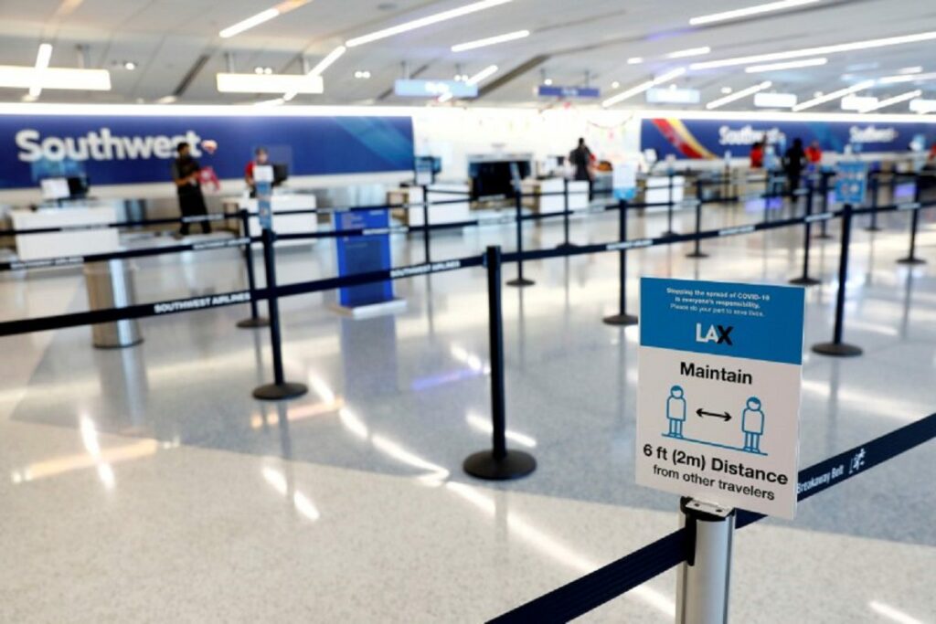 Aeroporto Internacional de Los Angeles (LAX), em Los Angeles (EUA)