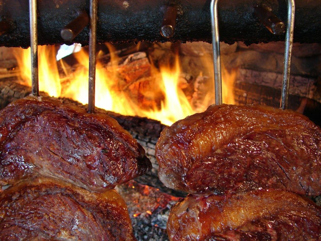 barbecue, ground fire, rump steak-1697230.jpg
