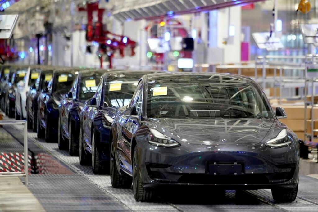 Produção de veículos Tesla Modelo 3