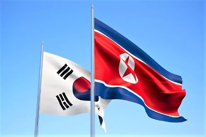 Bandeiras de Coreia do Sul e Norte Foto Stockvault Free Stock Photos 26 09 18 min