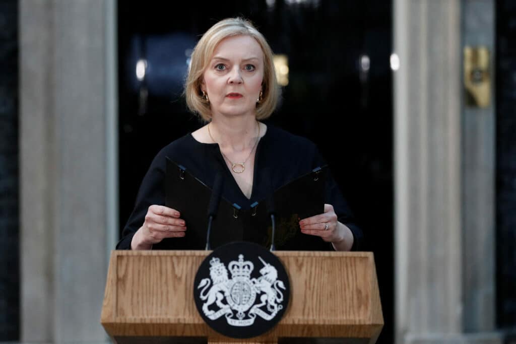 Premiê britânica, Liz Truss. Foto: Reuters, Peter Nicholls