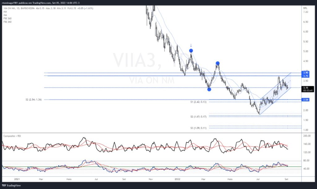 Gráfico de Via (VIIA3)