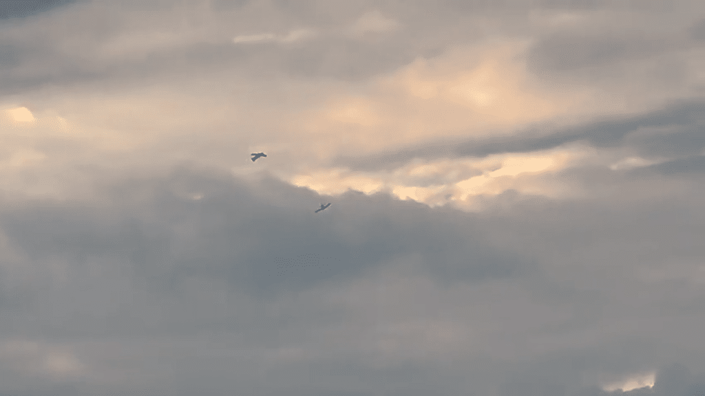 Aviãos de colidem na cidade de Gera Foto: Reprodução, Redes Sociais