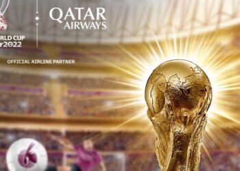 IlustraГѓВ§ГѓВЈo Copa do Mundo 2022 no Qatar.