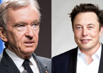 Bernard Arnault e Elon Musk. Foto: ReproduГѓВ§ГѓВЈo, Redes sociais