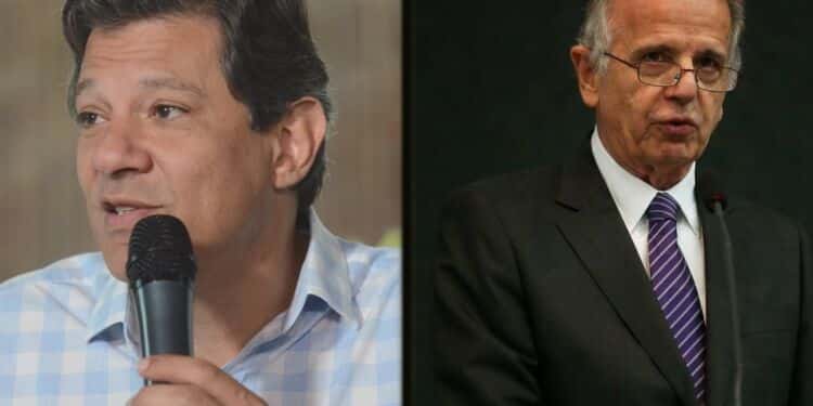 Novo ministro da Fazenda, Fernando Haddad, e da Defesa, JosГѓВ© MГѓВєcio