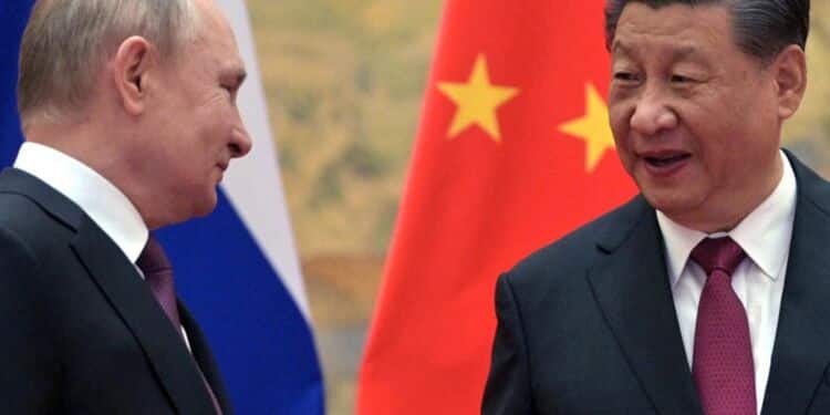 Presidente da RГѓВєssia, Vladimir Putin, e da China, Xi Jinping