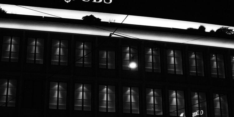 Foto do banco UBS; por Juerg Stuker