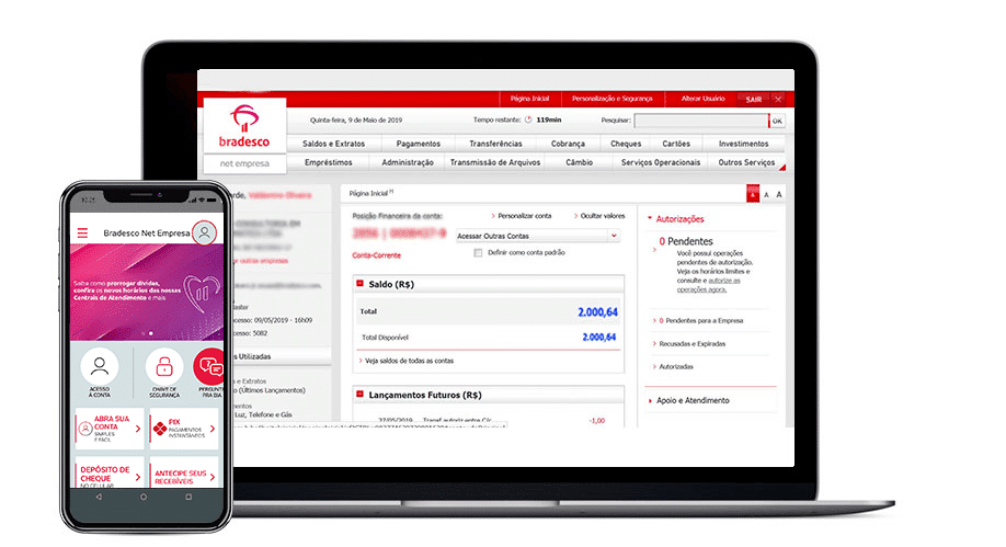 Bradesco fora do ar