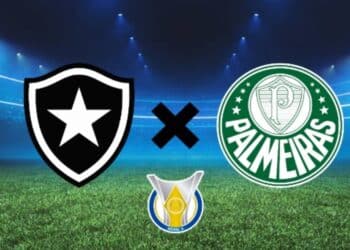 Botafogo x Palmeiras chamada