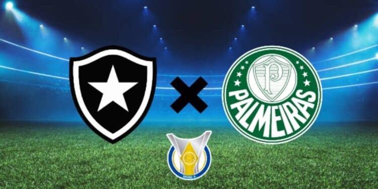 Botafogo x Palmeiras chamada