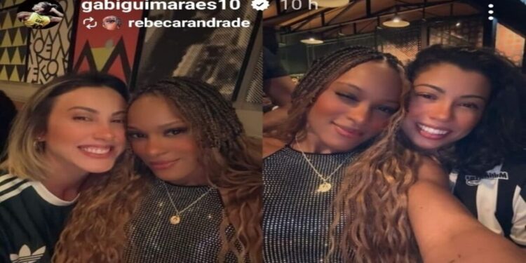 Rebeca Andrade e Jogadoras da Seleção De Vôlei Desfrutam da Noite Em BH. Confira!
