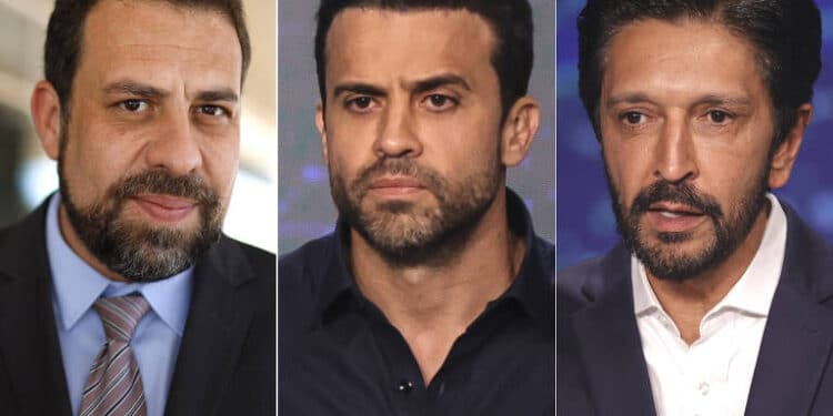 Marçal, Nunes e Boulos empatam tecnicamente em SP