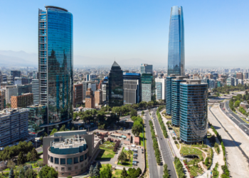 "Sanhattan" é o principal centro financeiro de Santiago, capital do Chile