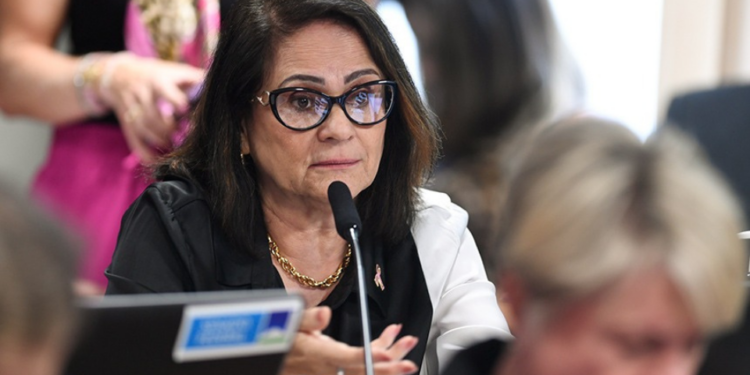 A senadora Damares Alves, do Republicanos-DF (Foto: Edilson Rodrigues/Agência Senado)