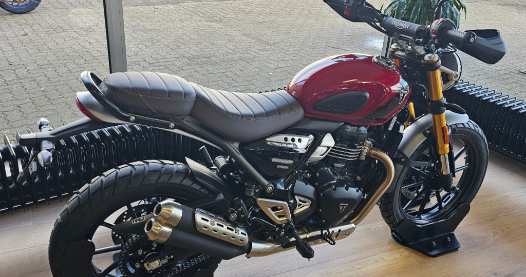 Triumph Scrambler 400 X | Veja essa imagem em: Wikimedia Commons