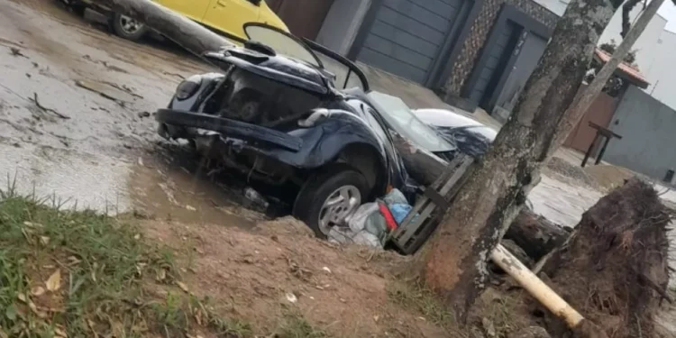 Temporal Causa Destruição em São Paulo: Ventos Fortes e Alagamentos Atingem a Cidade