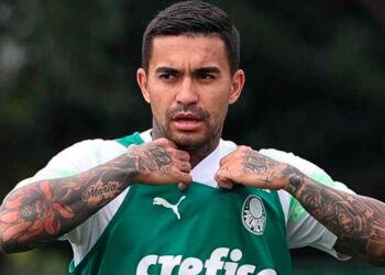Dudu com a camisa do Palmeiras - Foto: Cesar Greco / Palmeiras