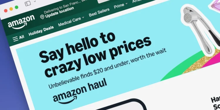 Amazon lança app de compras baratas para competir com Temu e Shein