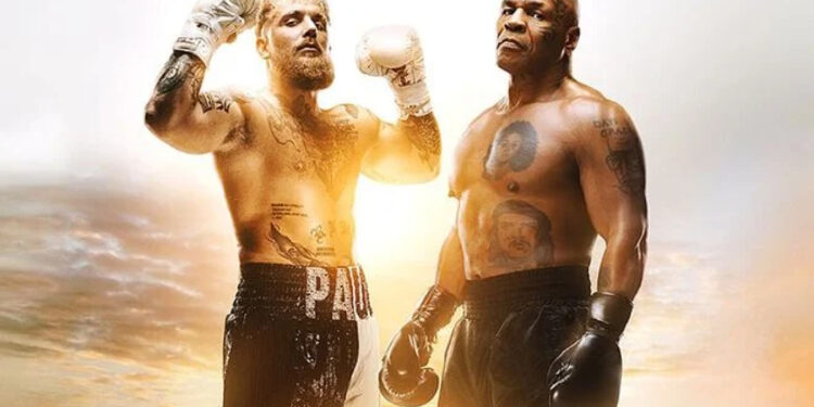 O Card Principal de Jake Paul vs Mike Tyson começa às 22h, no horário de Brasília (Imagem: Reprodução/Netflix)