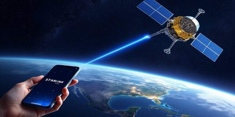 Starlink se prepara para testar nova rede móvel por satélite Direct-to-Cell