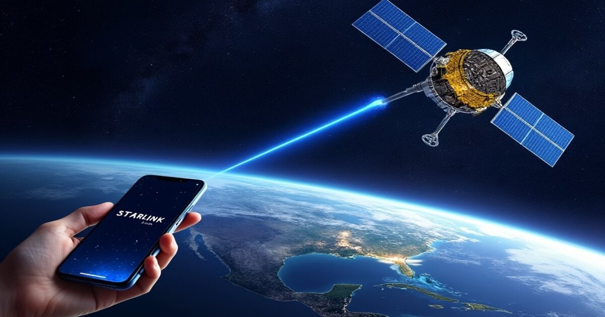 Starlink se prepara para testar nova rede móvel por satélite Direct-to-Cell