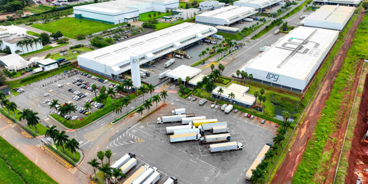 Galpão da Log em Goiânia (Foto: Divulgação/Log)