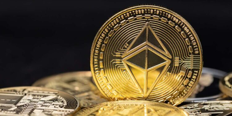 ilustração de tokens/ moeda de ouro