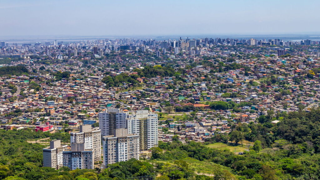 As cidades mais populosas e importantes da região sul do Brasil