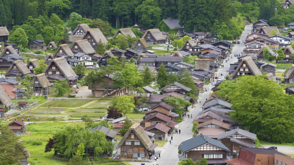 Essa vila no interior é reconhecida como herança da cultura japonesa