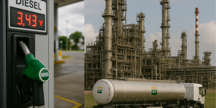 petrobras diesel preço