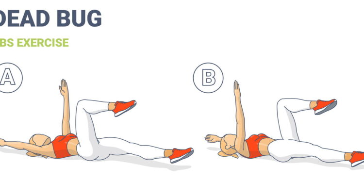 Quer um core mais forte? Conheça os benefícios do exercício dead bug!