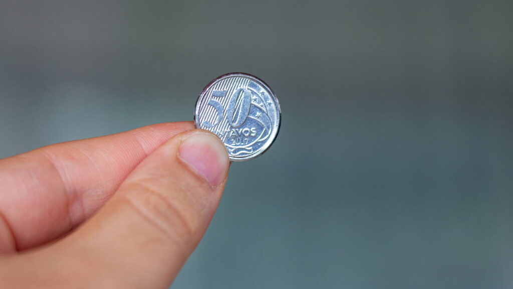 Essa moeda de 50 centavos pode valer R$ 1,5 mil