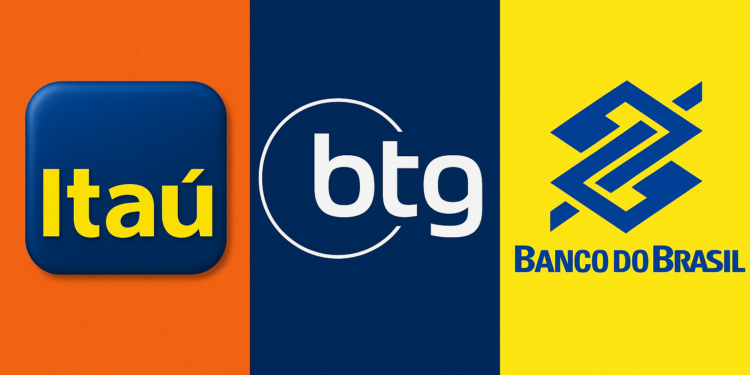 BTG dispara, Itaú lidera e Banco do Brasil paga o preço da burocracia