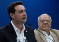 Ratinho Júnior, governador do Paraná, e Roberto Mateus Ordine, presidente da ACSP
(Mastrangelo Reino/Agência DC News)