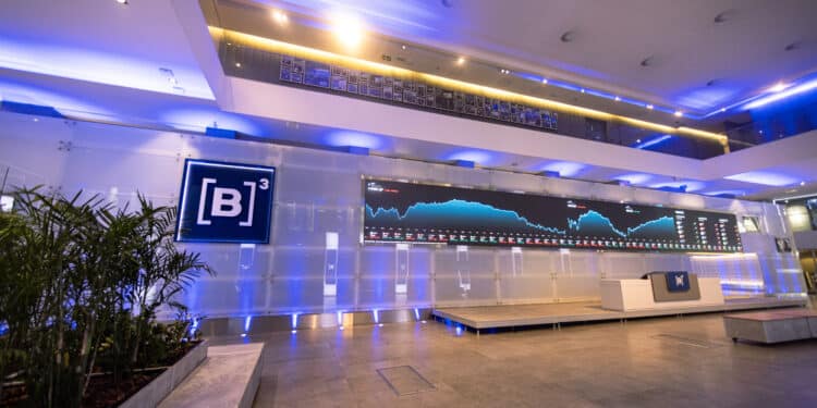 Hall de entrada da B3.