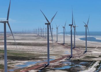 Parque Eólico em Paulino Neves, no Maranhão (Créditos: depositphotos.com / Cristian_Lourenco)