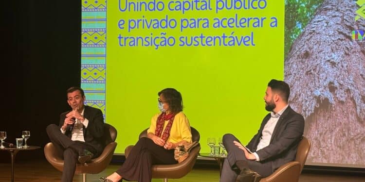O secretário do Tesouro Nacional, Rogério Ceron, em painel sobre Blended Finance (Foto: Maurílio Goeldner)