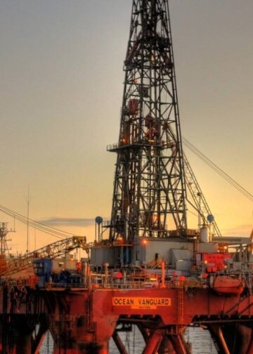 Plataforma de petróleo da Petrobras