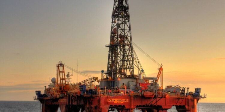 Plataforma de petróleo da Petrobras