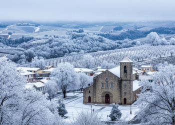 Cidade do sul em altitude elevada conhecida pelo clima frio e paisagens encantadoras