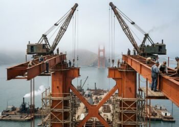 Eles enfrentaram ventos mortais para erguer a ponte que o mundo dizia ser impossível de construir